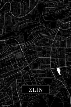Poster Zlin black