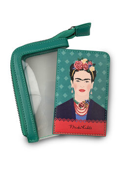 Pouzdro na karty Frida Kahlo - Green Vogue
