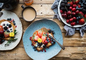 Berry Breakfast Print på glas