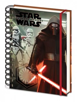 Star Wars VII: Síla se probouzí - Kylo Ren & Troopers A5 Notebook Psací potřeby