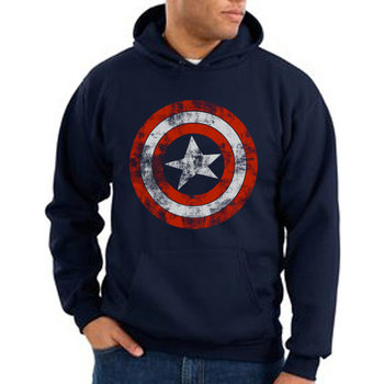Captain America - Distressed Shield Pulover