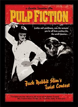 Ingelijste poster PULP FICTION - twist contest