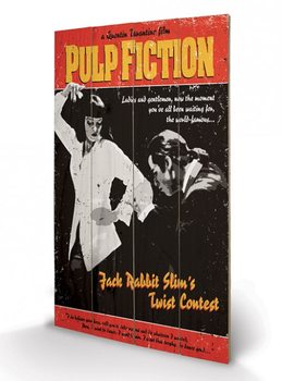 Bild auf Holz Pulp Fiction - Twist Contest