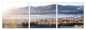 Quadro  Sunrise over lake