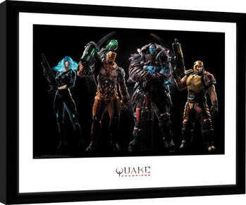 Poster encadré Quake Champions - Group