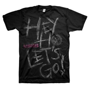 T-skjorte Ramones - Hey, Ho!