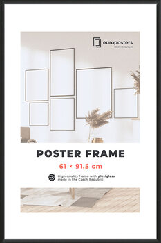 POSTERS Affischram 61×91,5 cm Svart - Plast