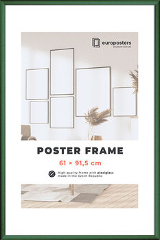 POSTERS Cadre pour poster 61×91,5 cm Vert - Plastique