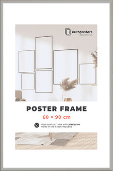 POSTERS Rám na plakát 40×60 cm Stříbrná - Plast