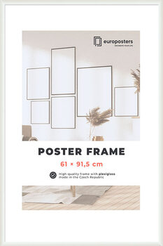 POSTERS Πλαίσιο αφίσας 61×91,5 cm Άσπρο Πλαστικό πλαίσιο