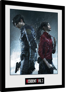 Πλαισιωμένη αφίσα  Resident Evil 2 - Rain Key Art