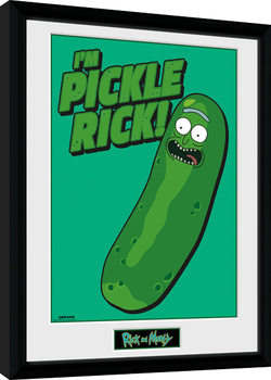 Poster enmarcado Rick and Morty - Pickle Rick