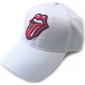 Rolling Stones - Classic Tongue White Cap