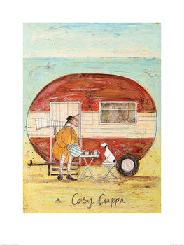 Sam Toft - A Cosy Cuppa Festmény reprodukció