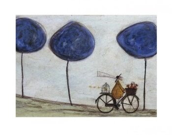 Umělecký tisk Sam Toft - Freewheelin' with Joyce Greenfields and the Felix 4