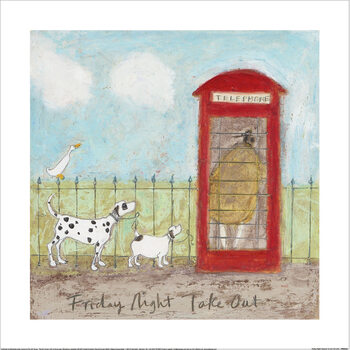Umělecký tisk Sam Toft - Friday Night Takeout