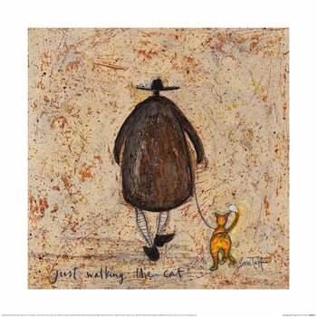 Umělecký tisk Sam Toft - Just Walking The Cat