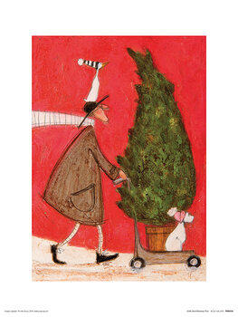 Umělecký tisk Sam Toft - Little Silent Christmas Tree