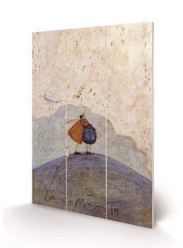 Poster su legno Sam Toft - Love on a Mountain Top
