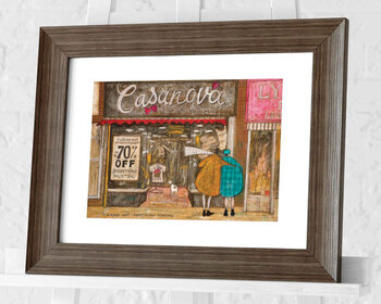 Zarámovaný plakát Sam Toft - Picking Out Something Special