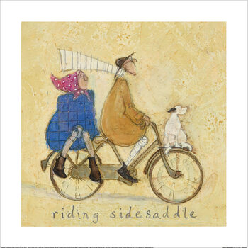 Umělecký tisk Sam Toft - Riding Sidesaddle
