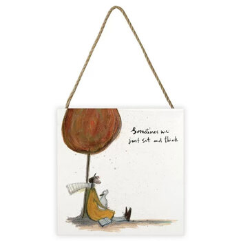 Poster su legno Sam Toft - Sometimes We Just Sit and Think