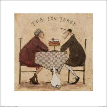 Sam Toft - Tea for Three 9 Festmény reprodukció