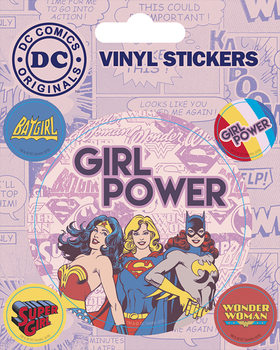 Samolepky DC Comics - Girl Power