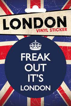Samolepka  LONDON - freak out