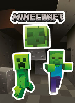 Samolepky Minecraft - Creepers