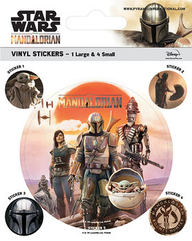 Samolepka Star Wars: The Mandalorian - Legacy