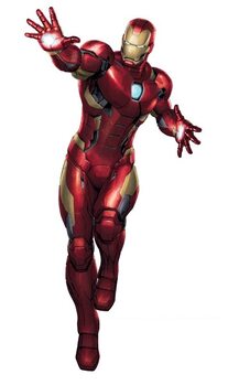 Samolepky MAXI Marvel - Iron Man