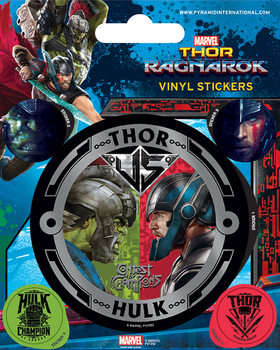 Samolepky Thor Ragnarok - Thor vs Hulk