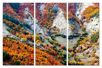 Color mountainous landscape Schilderij