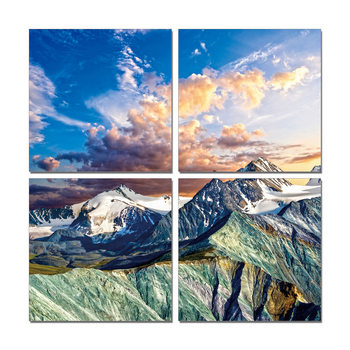 Colorful clouds Schilderij