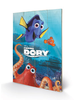 Finding Dory - Characters Schilderij op hout