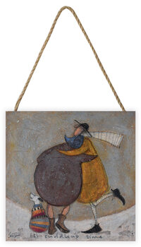 Sam Toft - It's Cuddle Up Time Schilderij op hout
