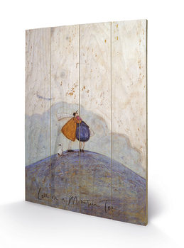 Sam Toft - Love on a Mountain Top Schilderij op hout