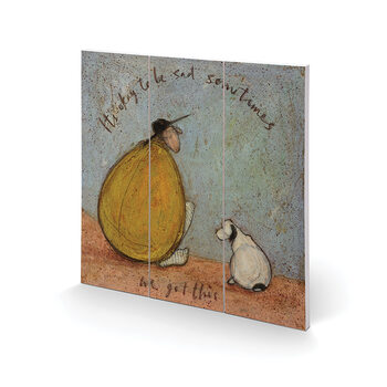 Sam Toft - We Got This Schilderij op hout