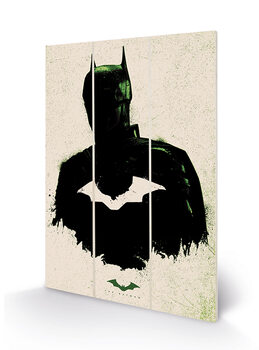The Batman - Grit Schilderij op hout
