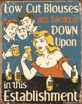 метална табела  SCHONBERG - low cut blouses