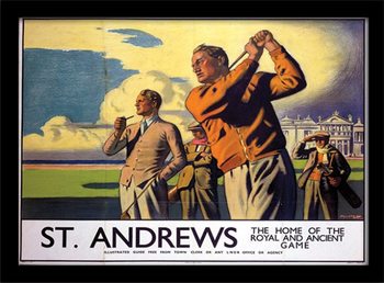 Framed Poster Scotland St Andrews