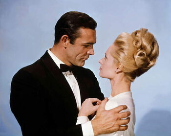 Vászonkép Sean Connery And Tippi Hedren