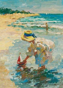 Umělecký tisk Seaside Summer II
