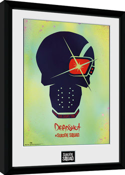 Rámovaný plakát Sebevražedný oddíl - Deadshot Skull