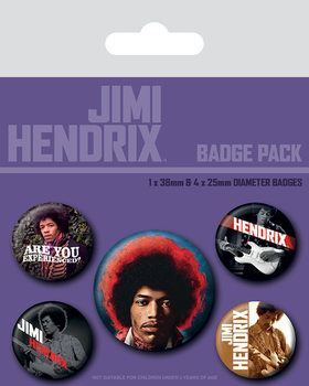 Set insigne  Jimi Hendrix - Experience