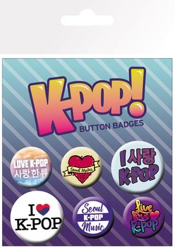 Set insigne  KPOP - Mix