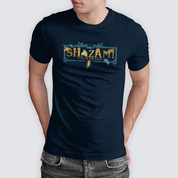 Tričko Shazam! - Collage Logo
