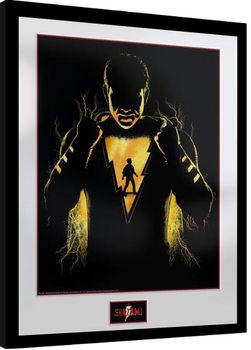 Gerahmte Poster Shazam - Glow