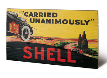 Bild auf Holz Shell - Carried Unanimously, 1923